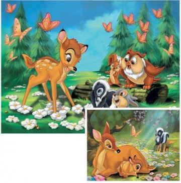 RAVENSBURGER 2X20 El. MÓJ PRZYJACIEL BAMBI 89147 [PUZZLE]