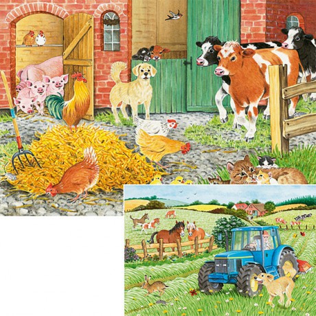 RAVENSBURGER 2X20 el. FARMA 89383 [PUZZLE]