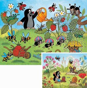 RAVENSBURGER 2X20 El. KRECIK W OGRODZIE 89444 [PUZZLE]