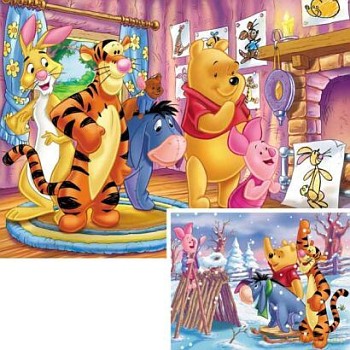 RAVENSBURGER 2X20 El. PROSIACZEK I PRZYJACIELE 90556 [PUZZLE]