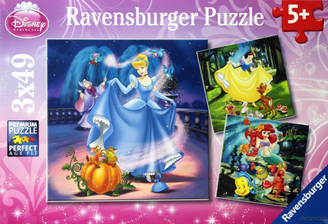 RAVENSBURGER 3x49 el. Księżniczki [PUZZLE]