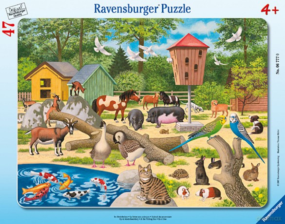 RAVENSBURGER 36 El. W OGRODZIE ZOOLOGICZNYM 67770 [PUZZLE]