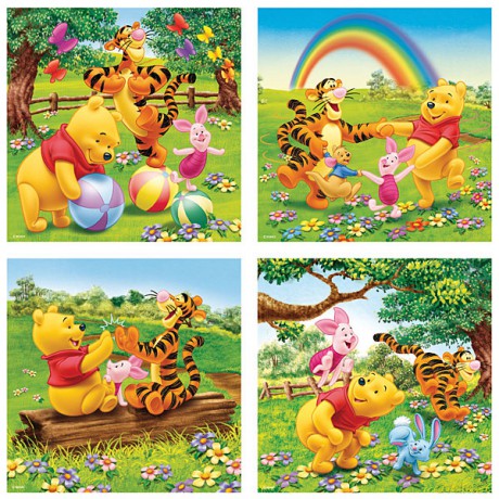RAVENSBURGER PUZZLE TORNISTER ZABAWA Z KUBUSIEM 73771 [PUZZLE]
