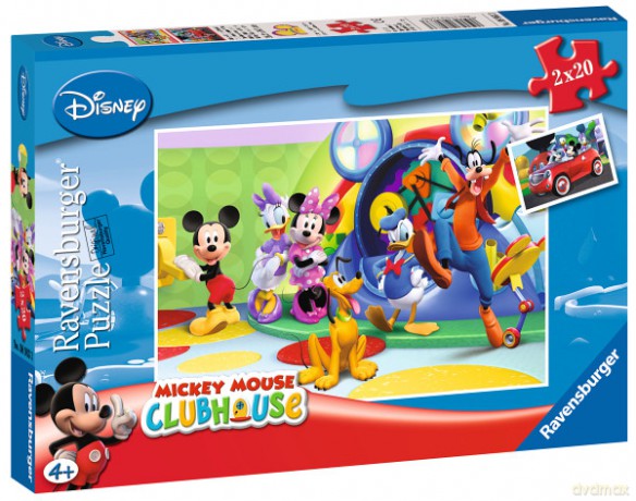 RAVENSBURGER 2X20 El. CLUBHOUSE PRZYJACIELE 89833 [PUZZLE]