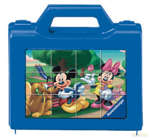 RAVENSBURGER 12 El. MICKEY I PRZYJACIELE KLOCK 74785 [PUZZLE]