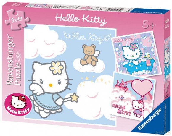 RAVENSBURGER 3x49 el. Hello Kitty [PUZZLE]