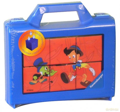 RAVENSBURGER 6 El. PINOKIO KLOCKI 74594 [PUZZLE]