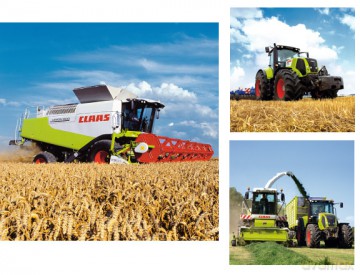 RAVENSBURGER 3X49 El. TRAKTORY CLAAS 92208 [PUZZLE]