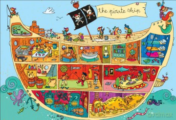 RAVENSBURGER 24 El. PODŁ. STATEK PIRATÓW 52653 [PUZZLE]