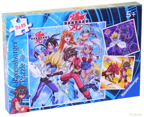 RAVENSBURGER 3X49 El. BAKUGAN 92963 [PUZZLE]