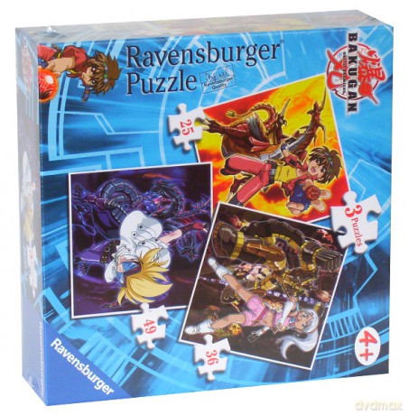 RAVENSBURGER 3 w 1 BAKUGAN 804993 [PUZZLE]