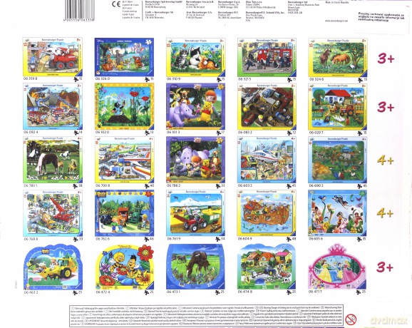 RAVENSBURGER 32 El. KSIĘŻNICZKA I ŻABA 63338 [PUZZLE]
