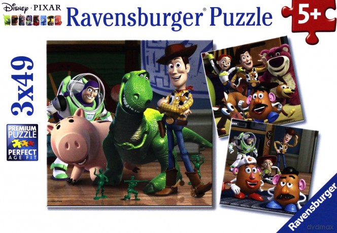 RAVENSBURGER 3x49 el. Toy Story [PUZZLE]