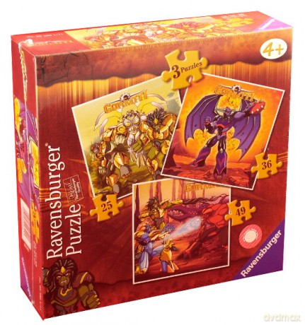 RAVENSBURGER 3 w 1 GORMITI 809461 [PUZZLE]