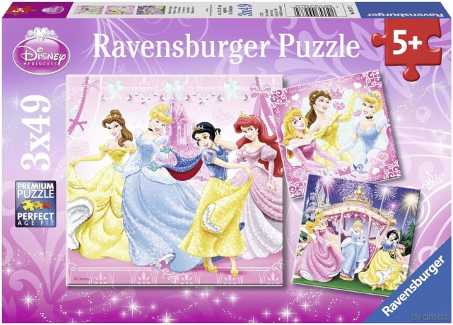 RAVENSBURGER 3x49 el. Królewna Śnieżka [PUZZLE]