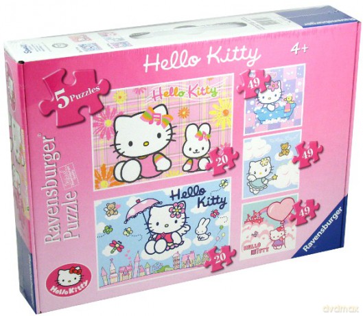 RAVENSBURGER 5 w 1 HELLO KITTY 73931 [PUZZLE]