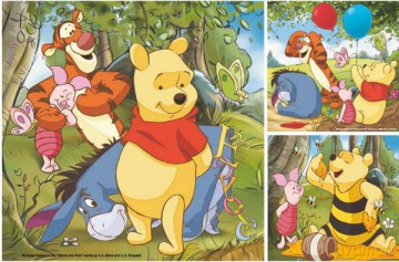 RAVENSBURGER 3X49 El. KUBUŚ I PRZYJACIELE 93199 [PUZZLE]