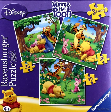 RAVENSBURGER 3 w 1 Zabawa Z Kubusiem [PUZZLE]