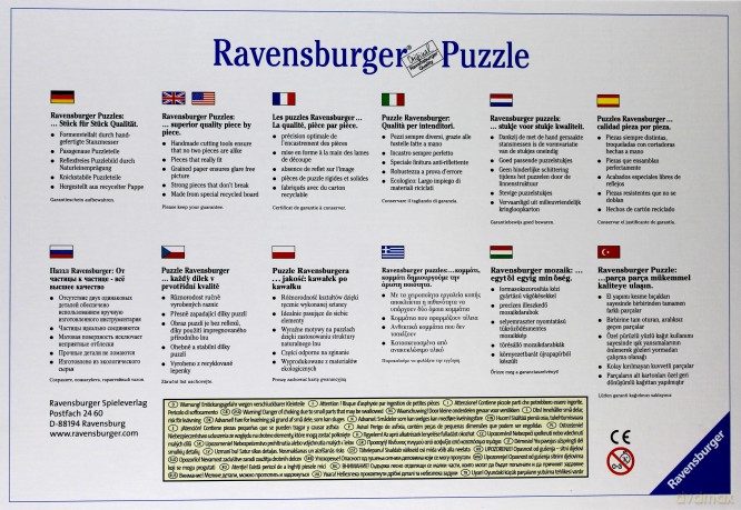 RAVENSBURGER 3X49 El. ZŁOTA RĄCZKA 92895 [PUZZLE]