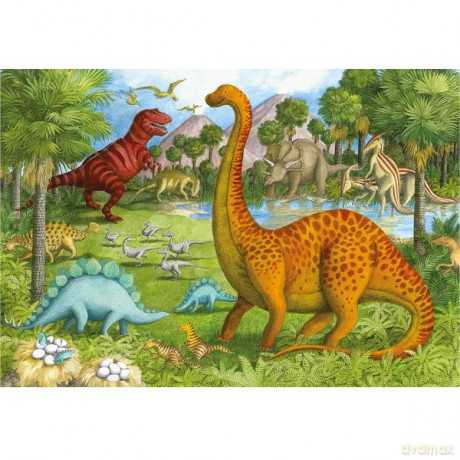 RAVENSBURGER 24 El. PODŁ. Dinozaury 52667 [PUZZLE]