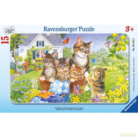 RAVENSBURGER 15 el. Kocięta 63550 [PUZZLE]