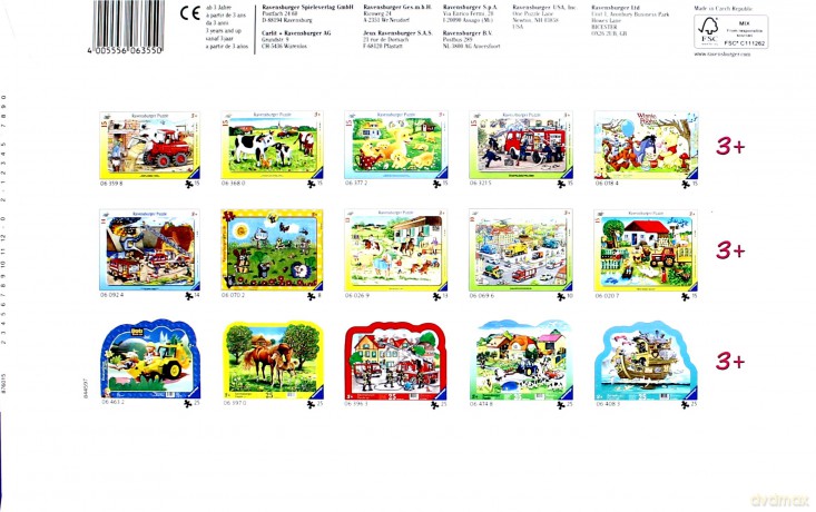 RAVENSBURGER 15 el. Kocięta 63550 [PUZZLE]