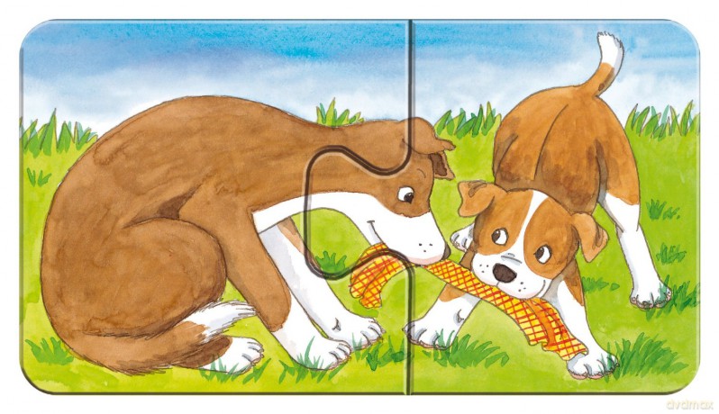 RAVENSBURGER 9x2 el. Zwierzęta na farmie 73337 [PUZZLE]
