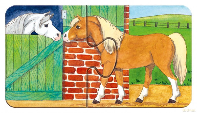 RAVENSBURGER 9x2 el. Zwierzęta na farmie 73337 [PUZZLE]