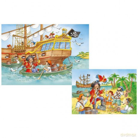 RAVENSBURGER 2X20 El. Piraci 91683 [PUZZLE]