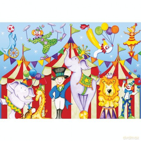 RAVENSBURGER 24 El. Podł. Dzień w cyrku 52905 [PUZZLE]