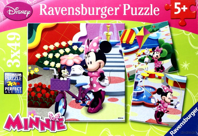 RAVENSBURGER 3x49 el. Piękna Myszka Minnie 94165 [PUZZLE]