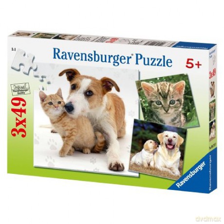 RAVENSBURGER 3X49 El. Przyjaciele 92789 [PUZZLE]
