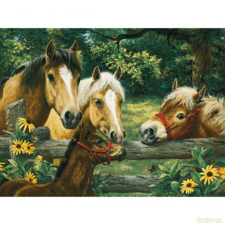 RAVENSBURGER 200 El. XXL Między końmi 127160 [PUZZLE]