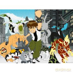 RAVENSBURGER 100 El. BEN 10 W AKCJI new 10 108046 [PUZZLE]
