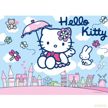 RAVENSBURGER 100 El. HELLO KITTY 108015 [PUZZLE]