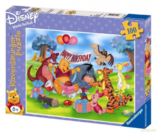 RAVENSBURGER 100 El. KUBUŚ PRZYJĘCIE URODZINOW 107902 [PUZZLE]