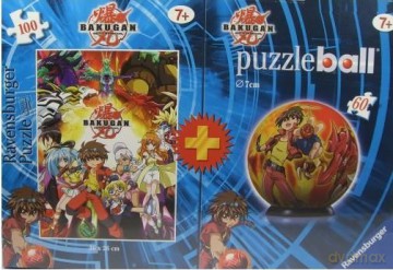 RAVENSBURGER 100 EL 60 el. BAKUGAN 108695 [PUZZLE]