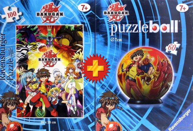 RAVENSBURGER 100 EL 60 el. BAKUGAN 108695 [PUZZLE]