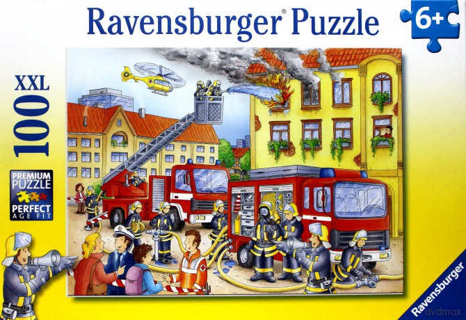 RAVENSBURGER 100 el. XXL Straż Pożarna 108220 [PUZZLE]