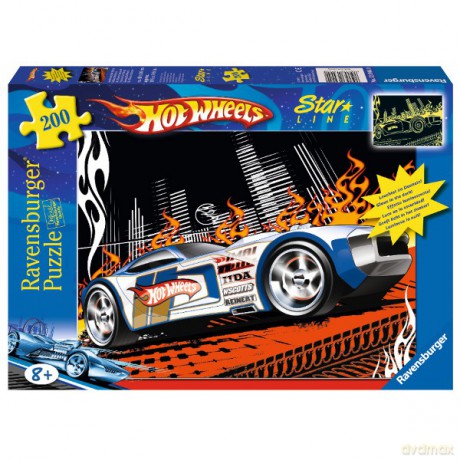 RAVENSBURGER 200 El. Hot Wheels 139040 [PUZZLE]