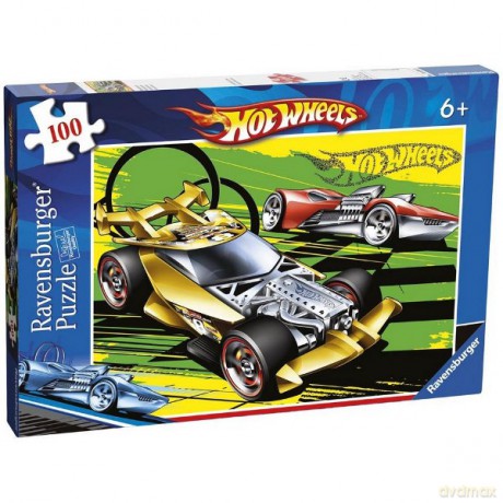 RAVENSBURGER 100 El. Hot Wheels 108442 [PUZZLE]