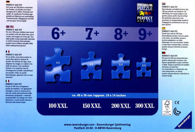 RAVENSBURGER 200 el. Szczęście Koni 126286 [PUZZLE]