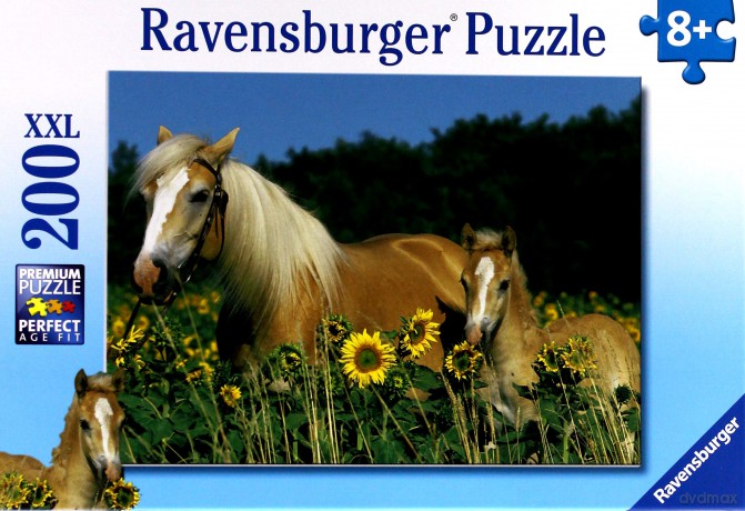 RAVENSBURGER 200 el. Szczęście Koni 126286 [PUZZLE]