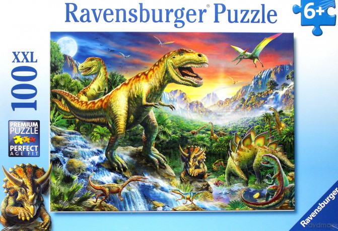 RAVENSBURGER 100 el. Epoka Dinozaurów 106653 [PUZZLE]