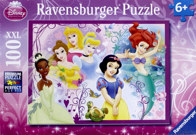 RAVENSBURGER 100 el. XXL Księżniczki 108572 [PUZZLE]