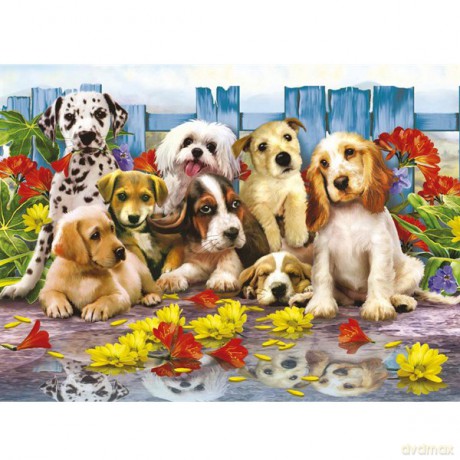 RAVENSBURGER 200 el. XXL Psiaki z okładki 126545 [PUZZLE]