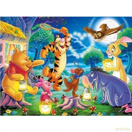 RAVENSBURGER 100 El. Kubuś i Świetliki 109814 [PUZZLE]