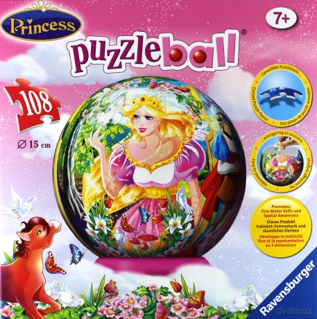RAVENSBURGER 108 EL.KUL. Czarująca Księżniczka 122073 [PUZZLE]