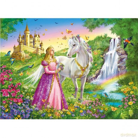 RAVENSBURGER 200 el. Księżniczka z koniem, 126132 [PUZZLE]