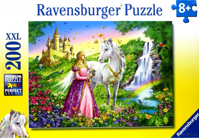 RAVENSBURGER 200 el. Księżniczka z koniem, 126132 [PUZZLE]